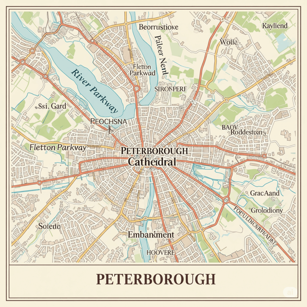 📍 Areas We Cover | Posh Cars Peterborough