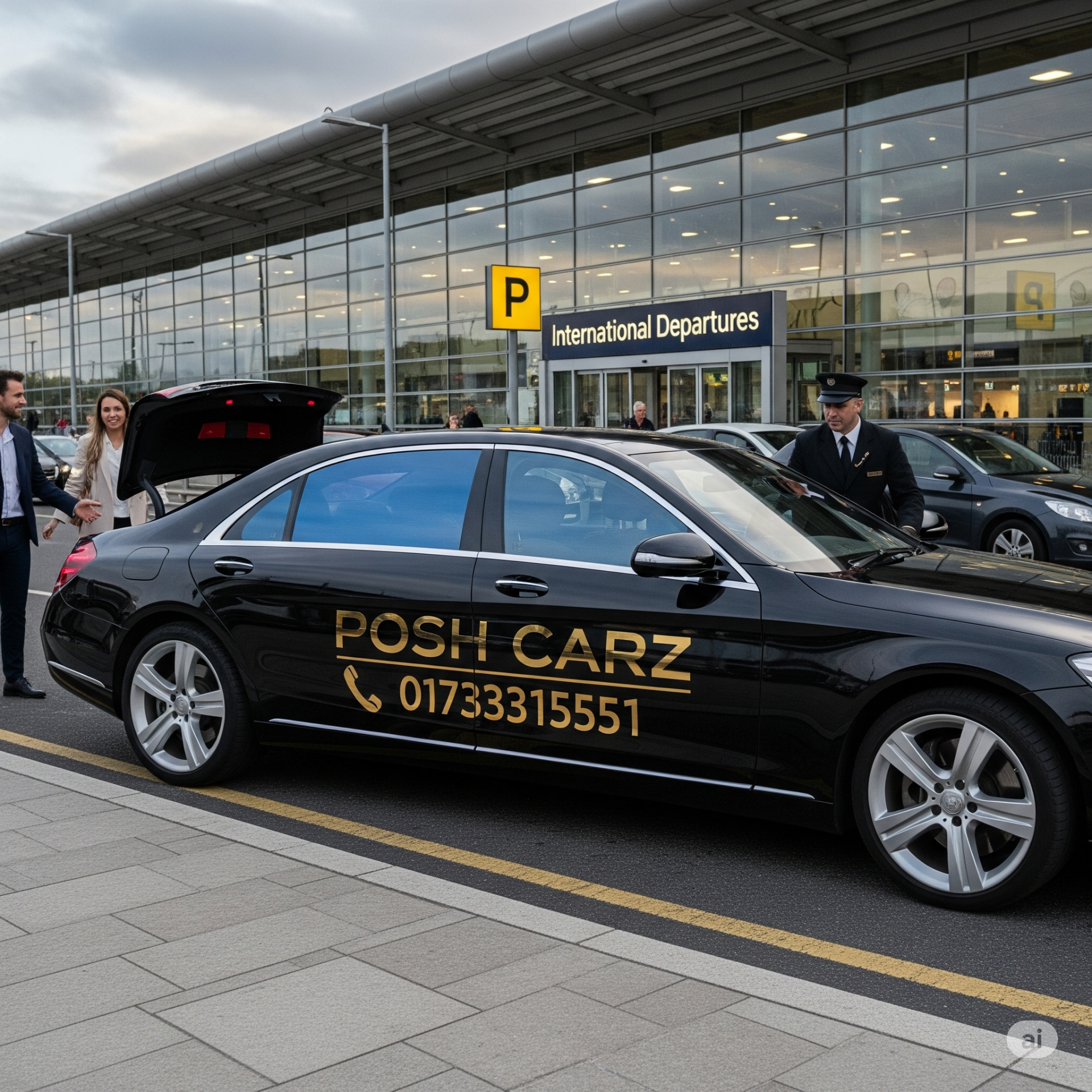 Airport transfer Chauffeur service Luxury transport Executive travel Private car service Ground transportation Premium pick-up Convenient travel Reliable service